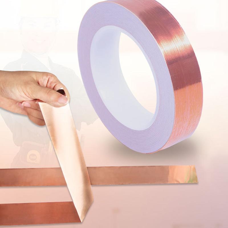 Durable Copper Adhesive Tape CW004A (Germany Standard) for Electronics and Grounding